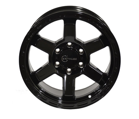 Enthuze – 17X9 5X127 +0MM CB78.1 ENTHUZE WARRIOR GLOSS BLACK