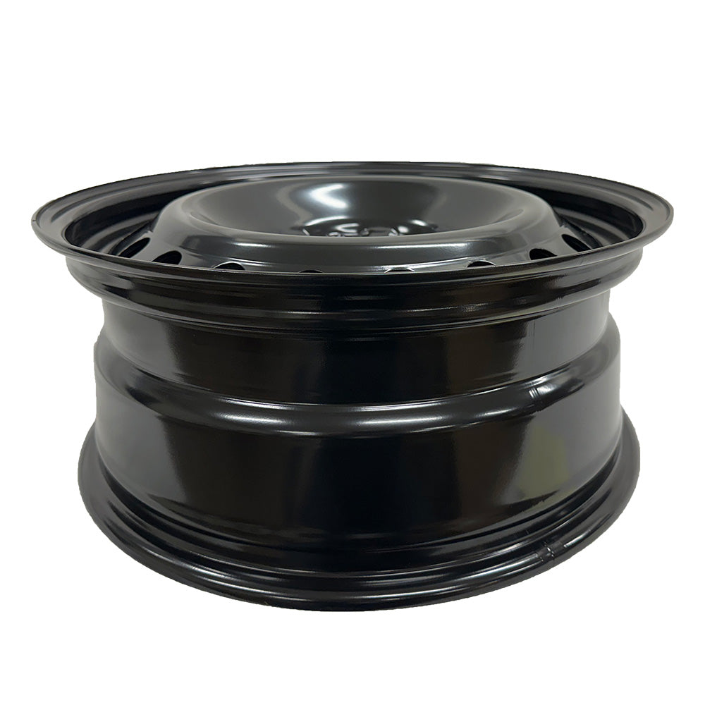 Enthuze – 18X7.5 6X120 ET+40 CB67.1 BLACK STEEL WHEEL