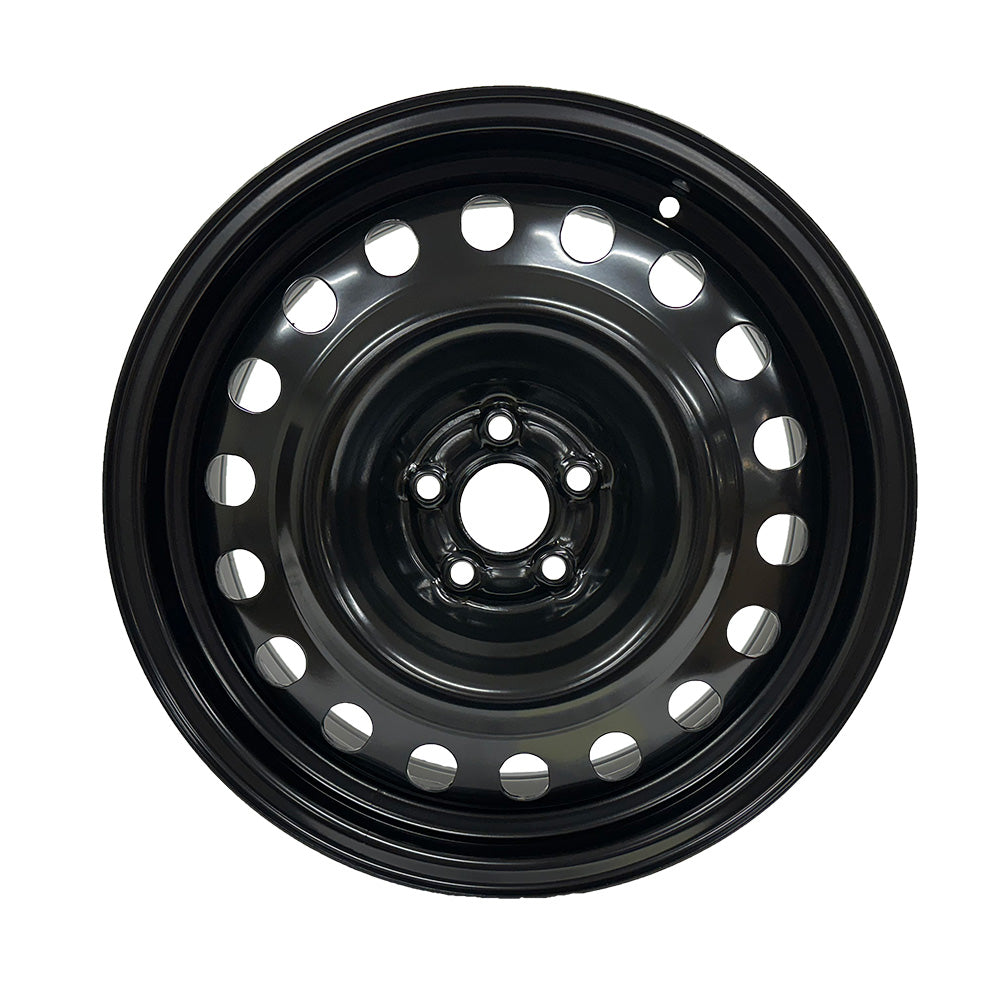 Enthuze – 17X6.5 5X100 ET40 CB57.1 BLACK STEEL WHEEL