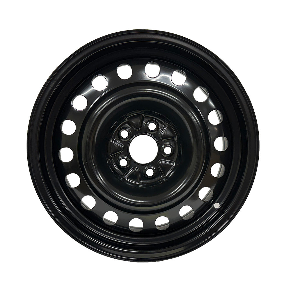 Enthuze – 17X6.5 5X108 ET42 CB63.36 BLACK STEEL WHEEL