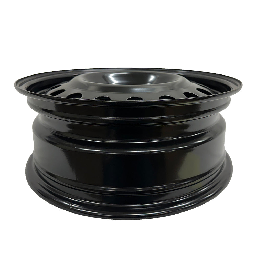 Enthuze – 17X6.5 5X108 ET42 CB63.36 BLACK STEEL WHEEL