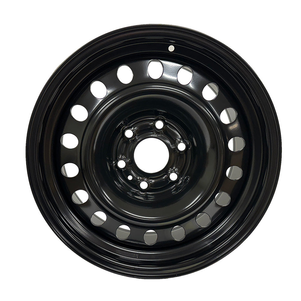 Enthuze – 18X8 6X139.7 ET25 CB106.1 BLACK STEEL WHEEL