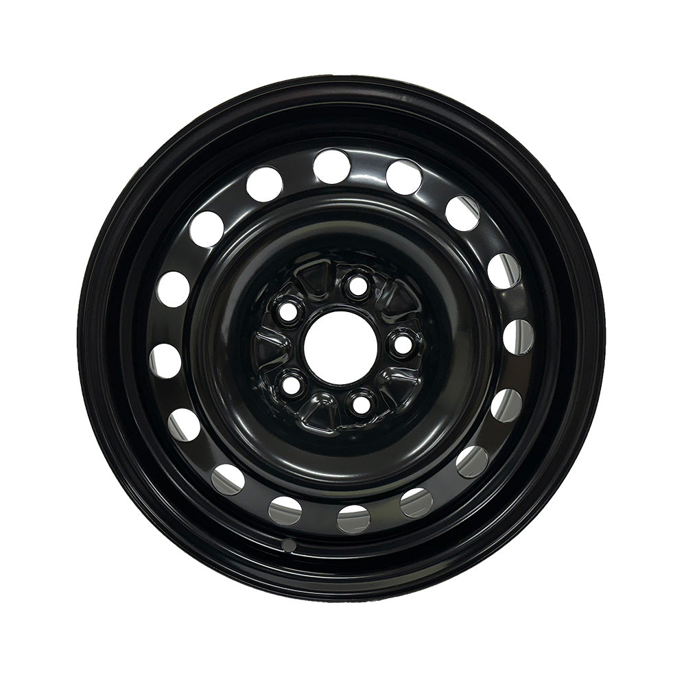 Enthuze – 16X6.5 5X115 ET52 CB70.3 BLACK STEEL WHEEL