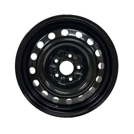 Enthuze – 16X6.5 5X115 ET52 CB70.3 BLACK STEEL WHEEL