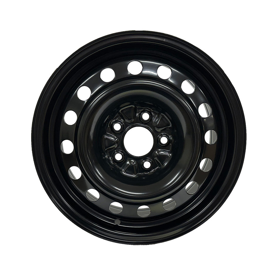 Enthuze – 16X6.5 5X115 ET52 CB70.3 BLACK STEEL WHEEL