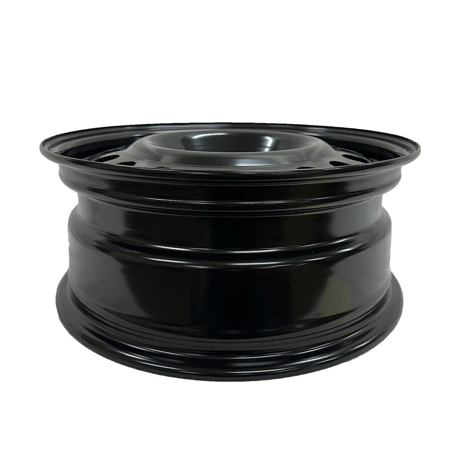 Enthuze – 16X6.5 5X114.3 ET40 CB66.06 BLACK STEEL WHEEL