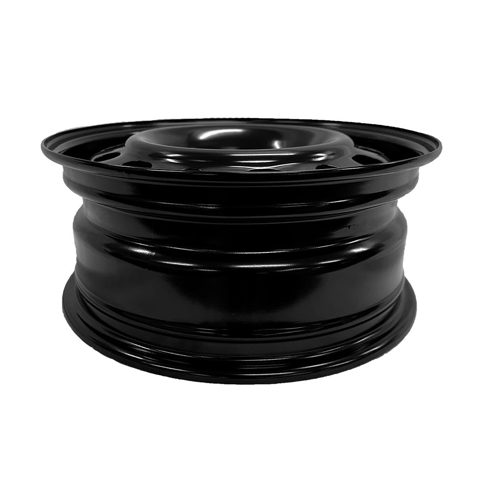 Enthuze – 16X6.5 5X114.3 ET45 CB67.1 BLACK STEEL WHEEL