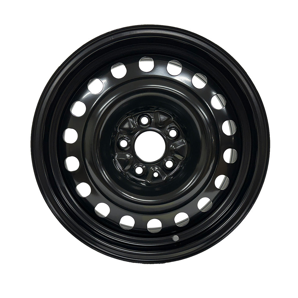 Enthuze – 17X6.5 5X114.3 ET40 CB71.5 BLACK STEEL WHEEL