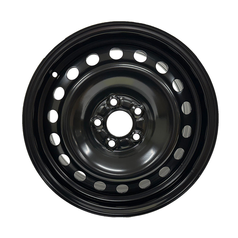 Enthuze – 16X6.5 5X108 ET42 CB63.36 BLACK STEEL WHEEL