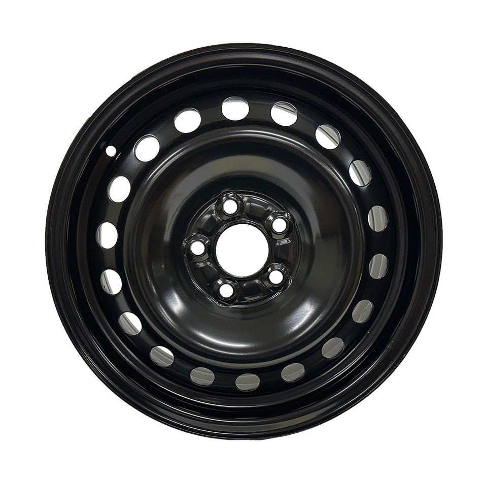 Enthuze – 16X6.5 5X108 ET42 CB63.36 BLACK STEEL WHEEL
