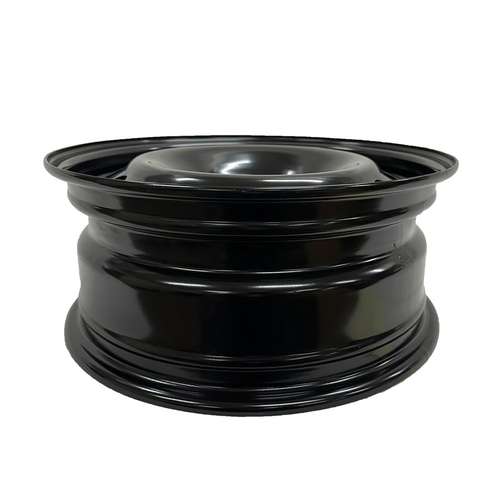 Enthuze – 16X6.5 5X108 ET42 CB63.36 BLACK STEEL WHEEL