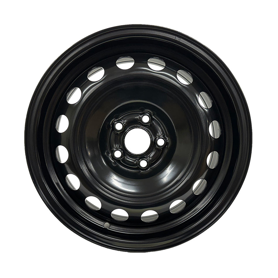 Enthuze – 16X6.5 5X100 ET39 CB54.06 BLACK STEEL WHEEL