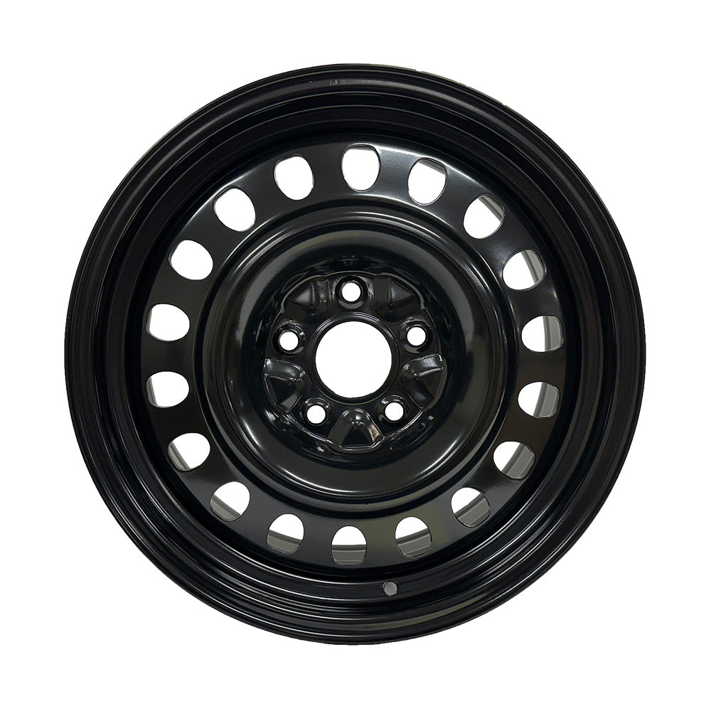 Enthuze – 17x7 5X127 ET40 CB71.5 BLACK STEEL WHEEL