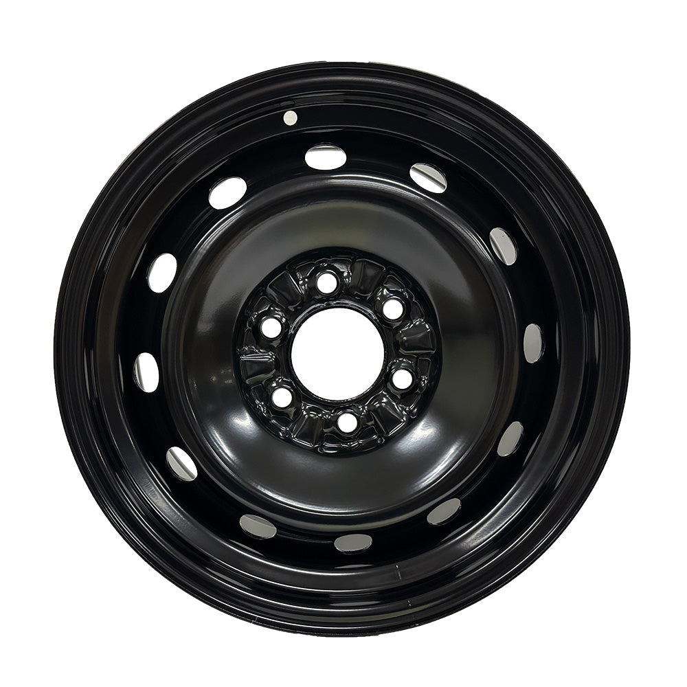 Enthuze – 17X8 6X135 ET20 CB87.1 BLACK STEEL WHEEL