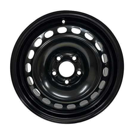 Enthuze – 16X6.5 5X112 ET42 CB66.56 BLACK STEEL WHEEL