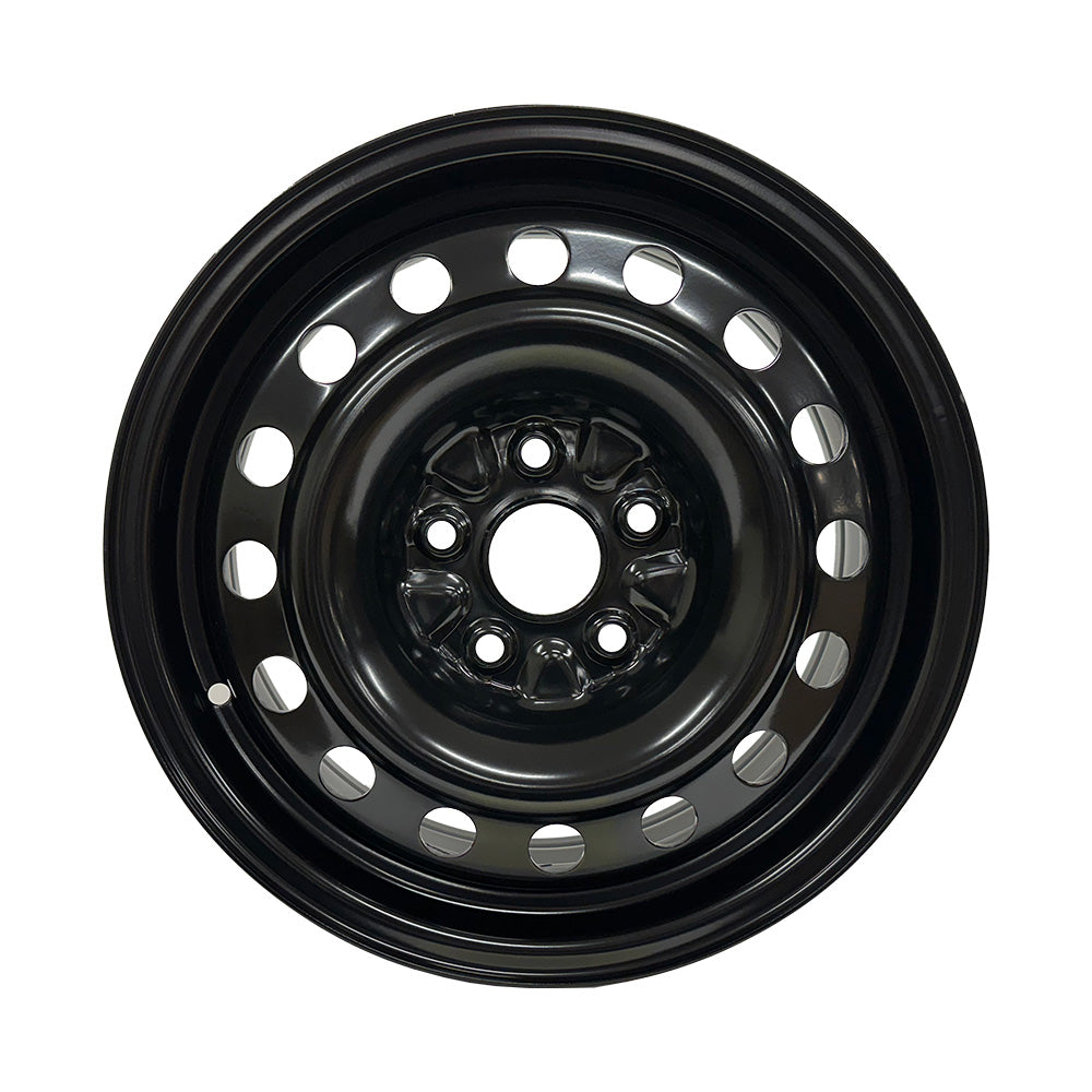Enthuze – 16X6.5 5X114.3 ET45 CB60.06 BLACK STEEL WHEEL