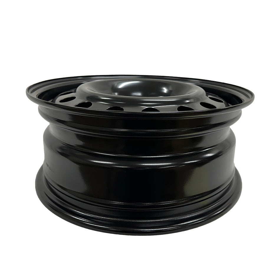 Enthuze – 16X6.5 5X114.3 ET45 CB60.06 BLACK STEEL WHEEL