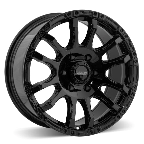RSSW Force 20X9.0 (6X139.7) [25.0] C78.1 - Gloss Black