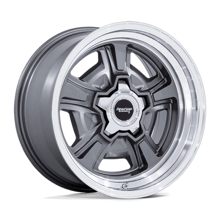 American Racing Vintage VN517 MARAUDER – 18X8 – BLANK – 0 mm – ANTHRACITE W/ DIAMOND CUT LIP