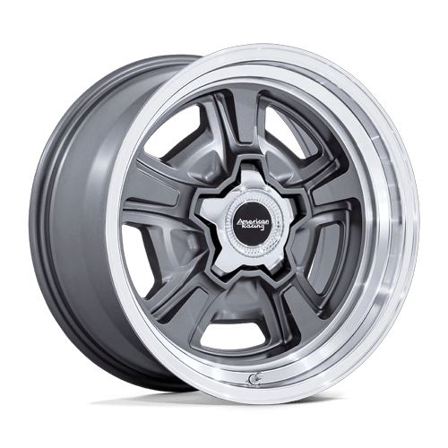 American Racing Vintage VN517 MARAUDER – 18X8 – 5X120.65 – 0 mm – ANTHRACITE W/ DIAMOND CUT LIP
