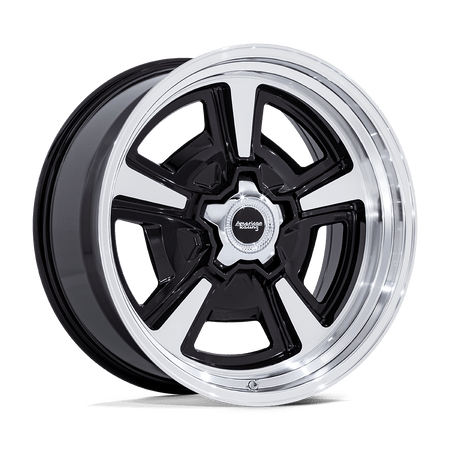American Racing Vintage VN517 MARAUDER – 22X10 – BLANK – 6 mm – GLOSS BLACK MCH W/ DIA-CUT LIP
