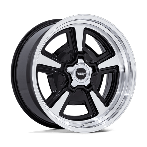 American Racing Vintage VN517 MARAUDER – 20X8.5 – 5X139.7 – 6 mm – GLOSS BLACK MCH W/ DIA-CUT LIP
