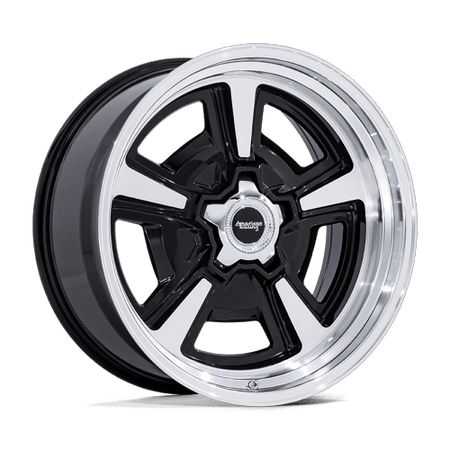 American Racing Vintage VN517 MARAUDER – 20X8.5 – 5X139.7 – 6 mm – GLOSS BLACK MCH W/ DIA-CUT LIP