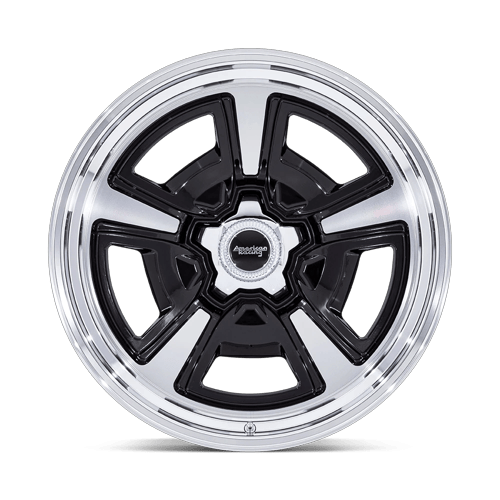 American Racing Vintage VN517 MARAUDER – 22X10 – 5X127 – 6 mm – GLOSS BLACK MCH W/ DIA-CUT LIP