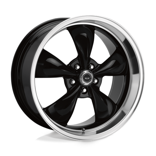 American Racing AR105 TORQ THRUST M – 17X8 – 5X120.65 – 0 mm – GLOSS BLACK W/ MACHINED LIP
