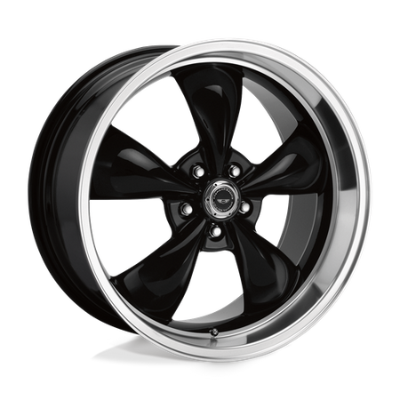 American Racing AR105 TORQ THRUST M – 17X8 – 5X120.65 – 0 mm – GLOSS BLACK W/ MACHINED LIP