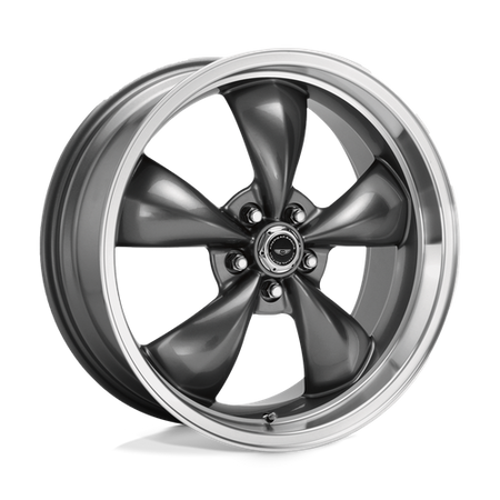 American Racing AR105 TORQ THRUST M – 17X8 – 5X114.3 – 30 mm – ANTHRACITE W/ MACHINED LIP
