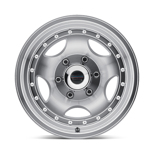 American Racing AR23 – 15X10 – 5X114.3 – -44 mm – MACHINED W/ CLEAR COAT