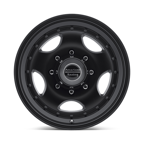 American Racing AR23 – 15X8 – 5X127 – -19 mm – SATIN BLACK W/ CLEAR COAT