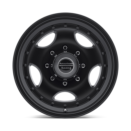 American Racing AR23 – 15X8 – 5X127 – -19 mm – SATIN BLACK W/ CLEAR COAT