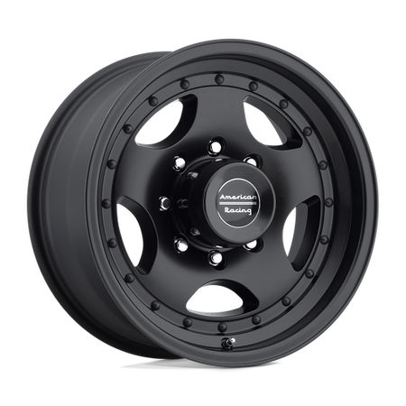 American Racing AR23 – 15X8 – 6X139.7 – -19 mm – SATIN BLACK W/ CLEAR COAT