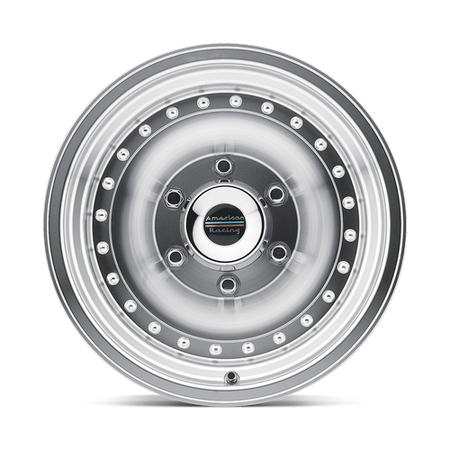 American Racing AR61 OUTLAW I – 15X7 – 5X127 – -6 mm – MACHINED W/ CLEAR COAT