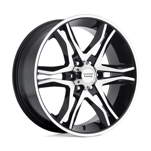 American Racing AR893 MAINLINE – 17X8 – 5X114.3 – 25 mm – GLOSS BLACK MACHINED