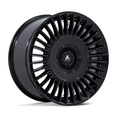Asanti Black AB040 TIARA – 22X10.5 – 5X108/5X114.3 – 45 mm – GLOSS BLACK