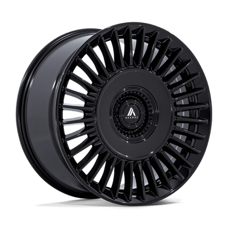 Asanti Black AB040 TIARA – 20X10.5 – 5X108/5X112 – 45 mm – GLOSS BLACK