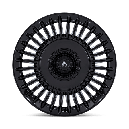 Asanti Black AB040 TIARA – 22X10.5 – 5X115/5X120 – 18 mm – GLOSS BLACK
