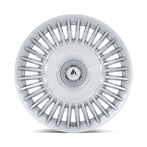 Asanti Black AB040 TIARA – 20X9 – 5X115/5X120 – 15 mm – GLOSS SILVER BRIGHT MACH FACE