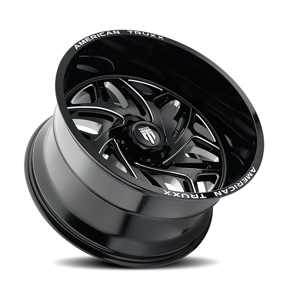 American Truxx EUPHORIA – 20x10, 5x127, -19 – Gloss Black Milled