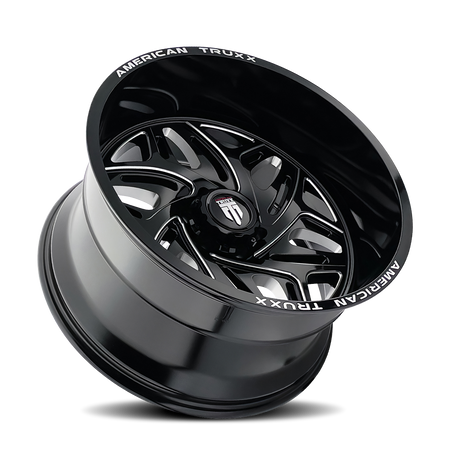 American Truxx EUPHORIA – 20x10, 5x127, -19 – Gloss Black Milled
