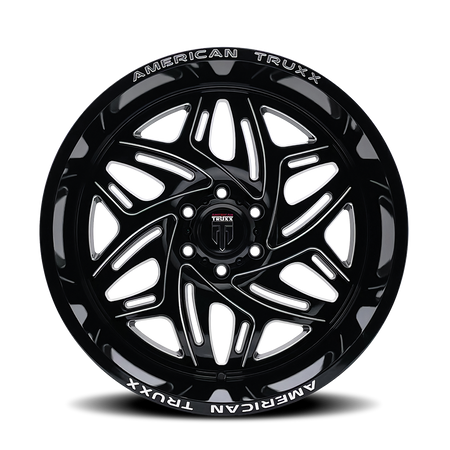 American Truxx EUPHORIA – 20x10, 5x127, -19 – Gloss Black Milled