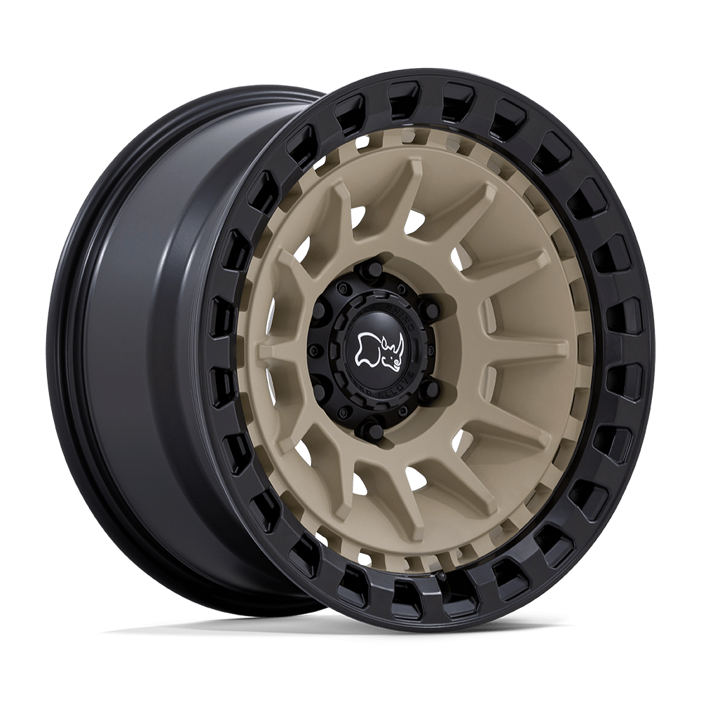 Black Rhino Hard Alloys BARRAGE – 17X8.5 – 5X127 – -10 mm – DESERT SAND ON MATTE BLACK
