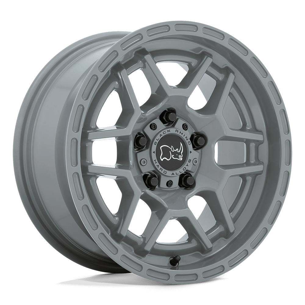 Black Rhino Hard Alloys BATONA – 18X8 – 5X127 – 30 mm – BATTLESHIP GRAY