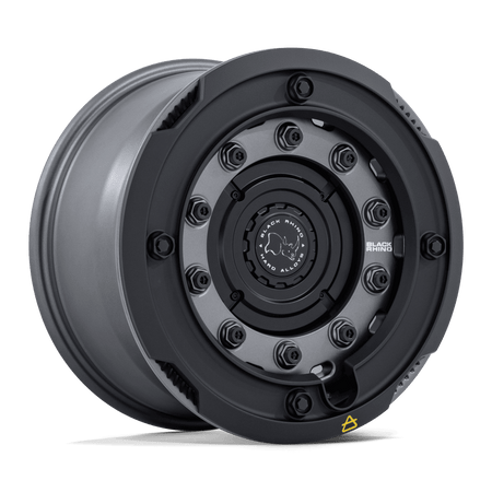 Black Rhino Hard Alloys BR027 ARX – 17X8.5 – 8X170 – 0 mm – GUN BLACK W/ MATTE BLACK RING