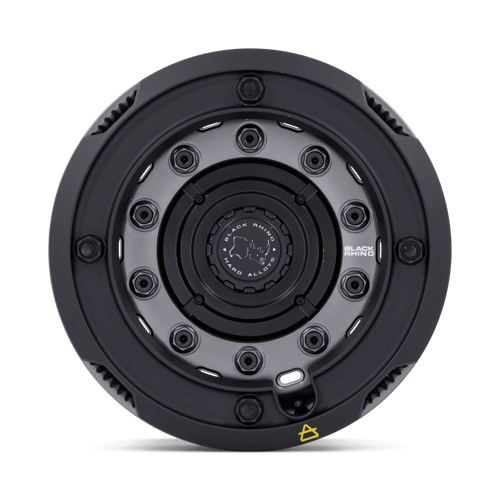 Black Rhino Hard Alloys BR027 ARX – 17X8 – 6X130/6X139.7 – 32 mm – GUN BLACK W/ MATTE BLACK RING