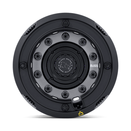 Black Rhino Hard Alloys BR027 ARX – 17X8 – 6X130/6X139.7 – 32 mm – GUN BLACK W/ MATTE BLACK RING