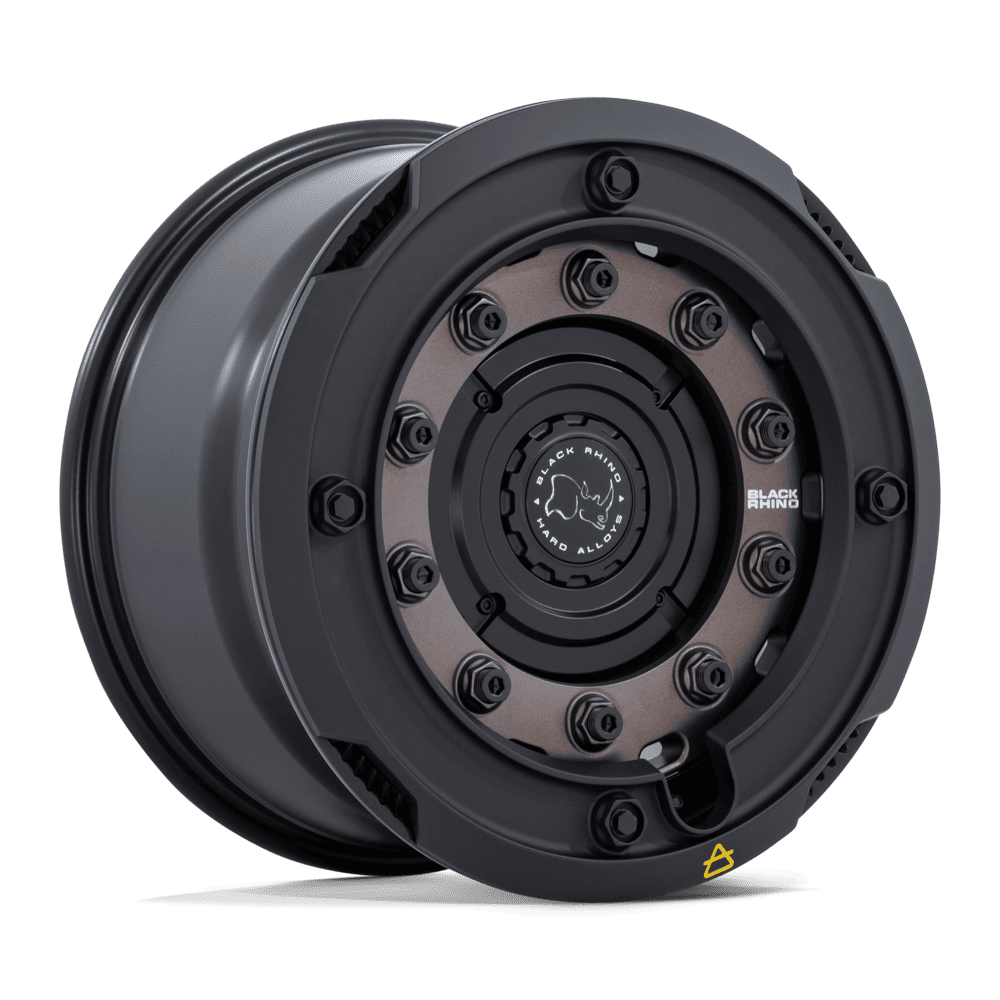 Black Rhino Hard Alloys BR027 ARX – 17X8 – 6X130/6X139.7 – 32 mm – MATTE BRONZE W/ MATTE BLACK RG